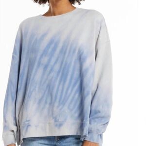 Cropped Z Supply Tie Dye Sweatshirt